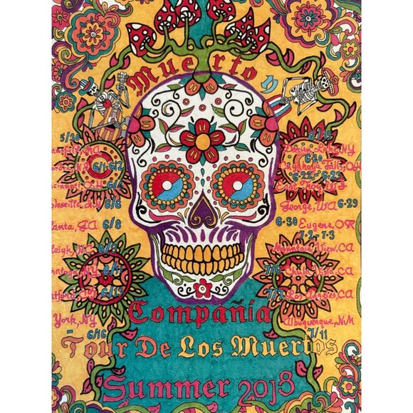 Compania Tour De Los Muertos Day Of The Dead Tour Poster Boulder Co 2018 - Picture 4 of 14
